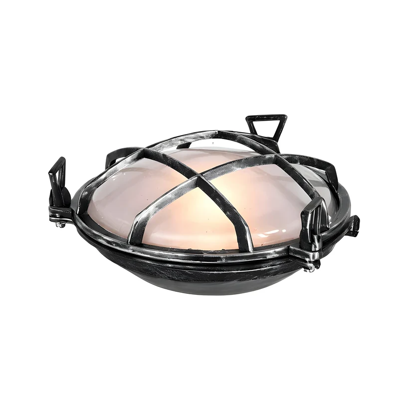 Plafonnier hublot LED style industriel