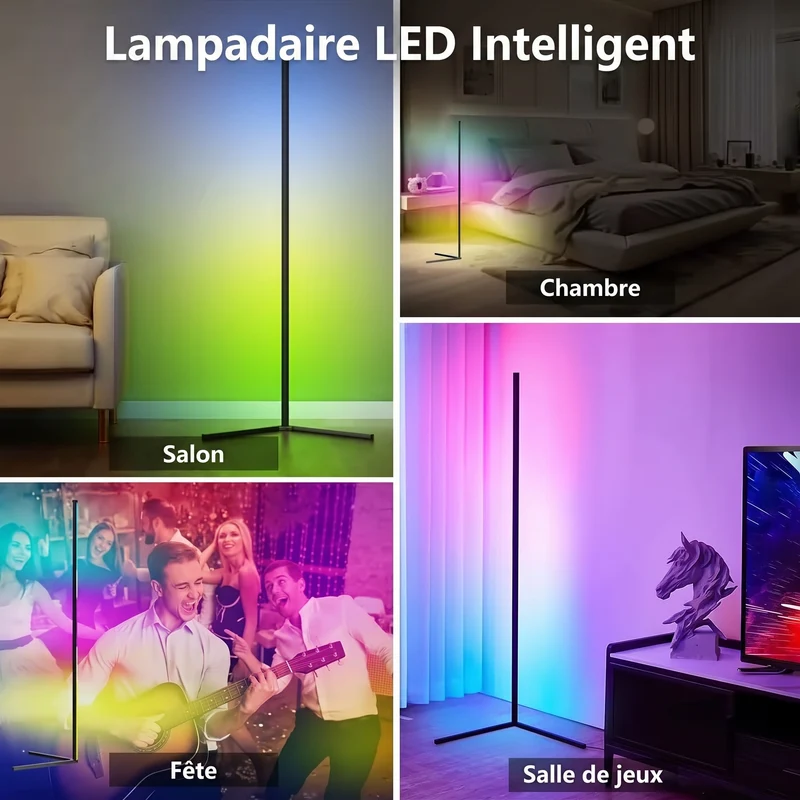 Lampadaire sur pied - RGB Intelligent avec télécommande
