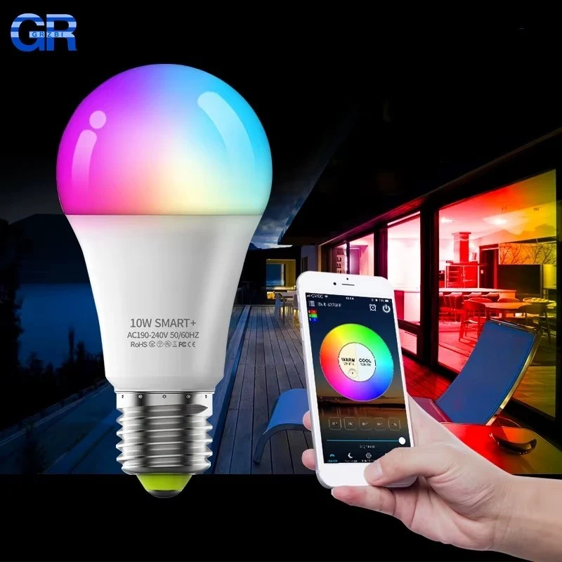 Ampoule connectée - RGB Musicale WIFI ou Bluetooth