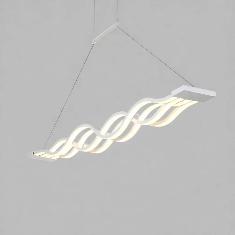 Plafonnier long LED style architectural